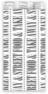 Produktbild von Fettdichte Papiertüte 8+4 x 17 cm 300 Stück.