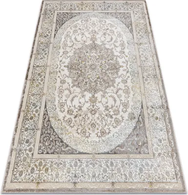 Produktbild von BLISS Z204AZ128 Teppich creme / beige – Rahmen, Ornament, modern, strukturell beige 160x220 cm