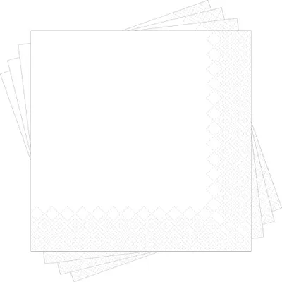 Obrázok produktu pre BIELE obrúsky 33x33cm 100ks.