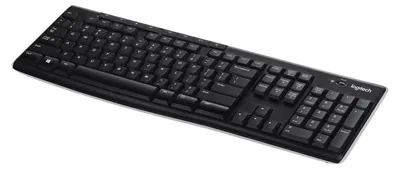 Produktbild von Logitech K270, Volle Größe (100%), Kabellos, RF Wireless, QWERTY, Schwarz