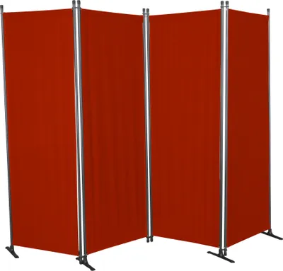 Produktbild von Angerer Paravent 4-tlg. PE bordeaux