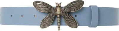Produktbild von Ledergürtel Libelle aus echtem Leder mit sommerlicher Schließe von collezione alessandro