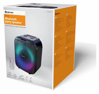 Image de DENVER Denver BPS-250 portable/party speaker Stereo portable speaker Black 40 W