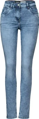 Produktbild von CECIL Slim-Fit Jeans 'Style VICKY', B378664, light blue wash, Gr. 31 x 30