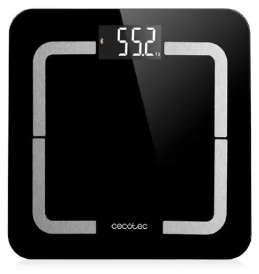 Obrázok produktu pre Cecotec 04090, Elektronická osobná váha, 180 kg, Čierna, kg, lb, Štvorec, Sklo