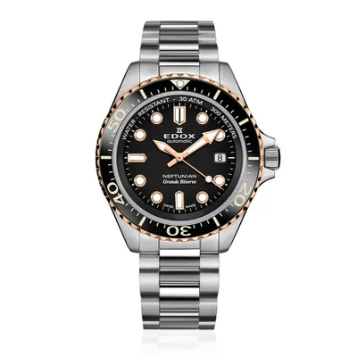 Produktbild von Edox - 80801 3NRM NIR - Armbanduhr - Herren - Automatik - Neptunian Grande Reserve
