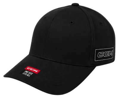 Produktbild von CCM-Kappe CCM Structured Adjustable Cap, Senior, schwarz