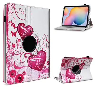 Produktbild von Tablet Hülle für Samsung Galaxy Tab S6 Lite Tasche Schutz Case Cover 360 DrehbarFarbe 360 Uni:Motiv 7