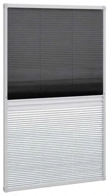 Productafbeelding van Raamhor voor dakramen met zonnescherm plissé 160x80 cm