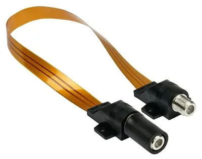 Zdjęcie produktu dla Alcasa S-1014Q, 0,54 m, SAT, Type-F, Czarny, Złoto, Przezroczysty