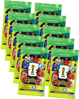 Produktbild von Fifa World Cup 2026 Adrenalyn XL - WM Trading Cards Sammelkarten - 10 Booster