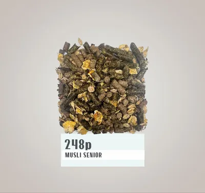 Obrázok produktu pre Krmivo pre kone 248 P Senior Muesli bez ovsa, Omega-3
