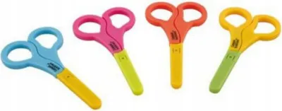 Produktbild von Canpolbabies Canpol Babys Schere mit runden Spitze und Abdeckung