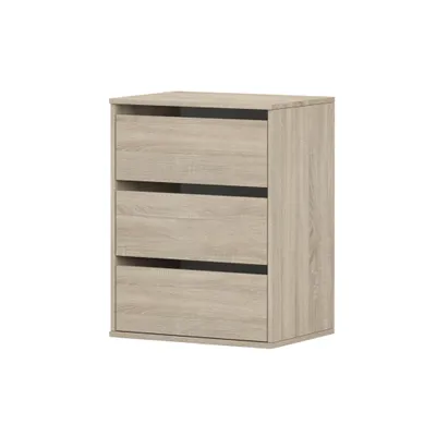 Obrázek produktu pro Vložka do zásuvky šatní skříně 55 cm, dub Sonoma/dub Sonoma – organizér do skříně s přihrádkami, úložný systém