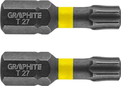 Zdjęcie produktu dla GRAPHITE Bity udarowe TX27 x 25 mm, 2 szt.