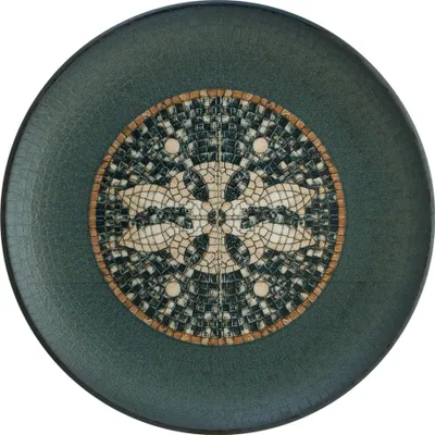 Produktbild von Mesopotamia Mosaic Anthracite Gourmet Teller flach 17cm - 12 Stück