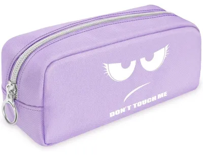 Zdjęcie produktu dla Etui na przybory szkolne, duża pojemność, wodoodporne, fioletowe