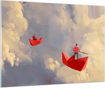 Produktbild von Bilder auf glas - Abstraktion modern - 100x70cm - Glasbilder - Wandbilder - Kunstdruck - zum Aufhängen bereit - Wanddekoration aus Glas - Glas Bilder - Wandbild auf Glas - Einteilig - GAA100x70-3832