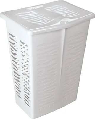 Zdjęcie produktu dla branQ Kosz na Bieliznę Zebra 42L | Biały
