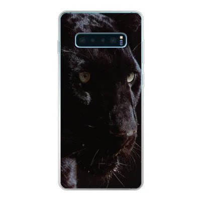 Produktbild von MuchoWow® Handyhülle Schutzhülle Hülle für Samsung Galaxy S10 Lite Panther - Tier - Schwarz Silikon Softcase Handy Hülle - Schutz