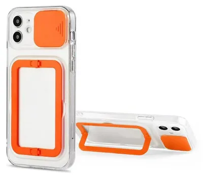 Produktbild von Hülle für iPhone 13 in Orange Kameralinsenschutz