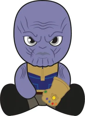 Produktbild von Kidrobot Avengers Infinity War 2 Phunny Plüschfigur Thanos 18 cm KIROTCPHP016
