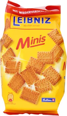 Produktbild von Leibniz Minis Butterkeks mit Wiederverschluss Knackfrisch 150g
