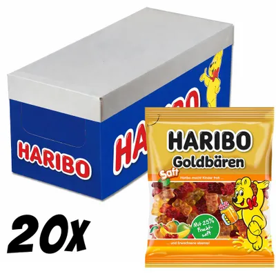 Produktbild von Haribo Goldbären Saft 20 x 160g Vorratspack