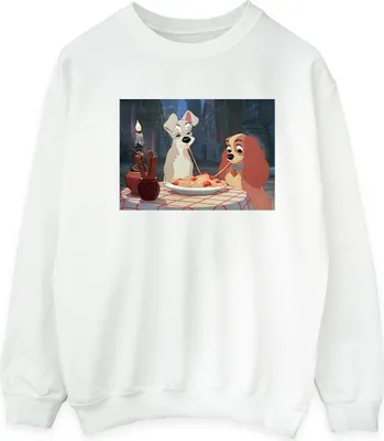 Produktbild von Disney - "Lady And The Tramp" Sweatshirt für Herren BI49058 (L) (Weiß)