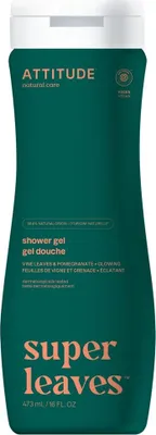 Imagen del producto de Gel de Ducha Iluminador con Hojas de Vid y Granada, ATTITUDE