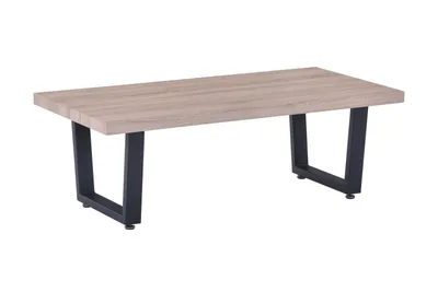 Produktbild von SIT Möbel Couchtisch | 120 x 60 cm | 40 mm Platte MDF Sonoma Eiche Holzoptik | Gestell Metall | B 120 x T 60 cm H 40 cm | 19000-34 | Serie COUCHTISCH