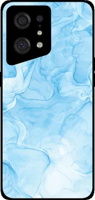 Produktbild von Smartphonica Telefon Fall geeignet für Oppo Find X5 mit Marmor-Druck - TPU zurück Abdeckung Fall Marmor-Design - Hellblau