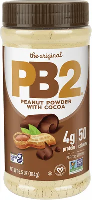 Produktbild von PB2 Foods PB2 Peanut Powder (184g) Chocolate Powdered Peanut Butter - Funktionelle Lebensmittel - Nussbutter