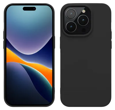 Produktbild von kwmobile Hülle für das iPhone 14 Pro Hülle - weiche und schlanke TPU Silikon Handyhülle - stoßabsorbierendes flexibles Case - kabelloses Laden -