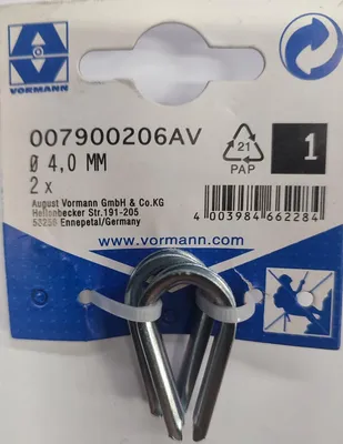 Image de Cosse de câble galv. jusqu'à 4mm