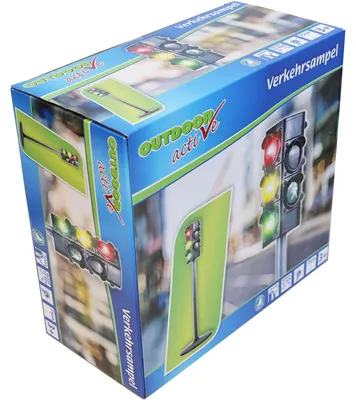 Produktbild von Verkehrsampel Spielzeug mit Lichtfunktion - 75 cm - pädagogisch