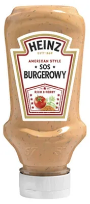 Obrázok produktu pre Sos burgerowy kremowy z pomidorami i pietruszką Heinz 220 ml