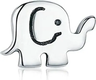 Image de Pendentif éléphant Pandora pour collier, argent S925