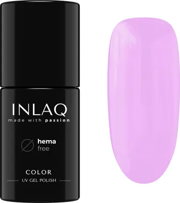 Produktbild von INLAQ® HEMA Free UV Nagellack 6 ml - Gel Nail Polish frei von HEMA - Pastelove Kollektion, Farbe Lavender Light