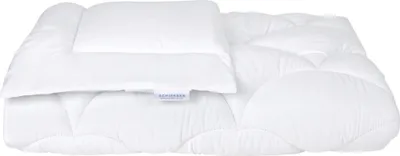 Produktbild von Schiesser Kinderbettenset Lagom aus weichem, hypoallergenem Mikrofaser | für Allergiker geeignet | 100x135cm + 40x60cm