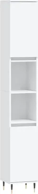 Obrázok produktu pre vidaXL Kúpeľňová skrinka biela 30x30x190 cm Drevo Materiál