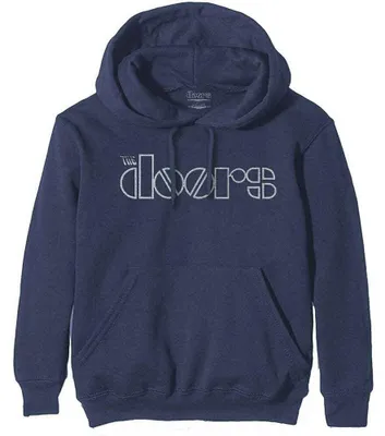 Produktbild von The Doors Logo Navy Blue XL Hoodie
