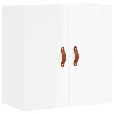 Image de SYFAX™ Armoire murale blanc brillant 60x31x60 cm Bois composite