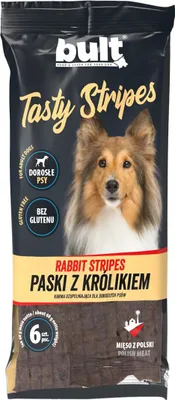 Produktbild von BULT Tasty stripes Rabbit - leckerli für hunde - 6 stück