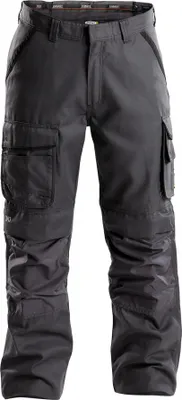 Produktbild von DASSY® Connor Canvas Arbeitshose mit Kniepolstertaschen ANTHRAZITGRAU/SCHWARZ Gr.46