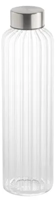 Glas-Trinkflasche EVERLINE, Ø 6,5 cm, H: 23 cm, 500 ml