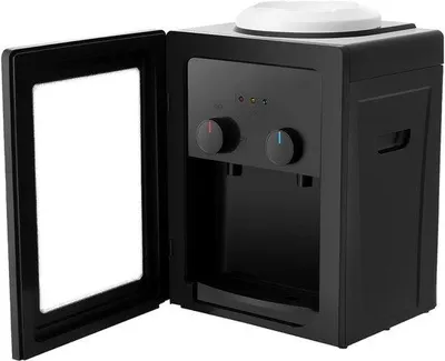 Image de Distributeur d'eau électrique - 425W - Fonction eau chaude et eau froide - 270x235x370 mm - Acier inoxydable - Pour bureau et maison