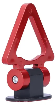 Imagen del producto de Ganchos de remolque universales, tipo simulación, para decoración de coches de carreras, estilo deportivo, color rojo