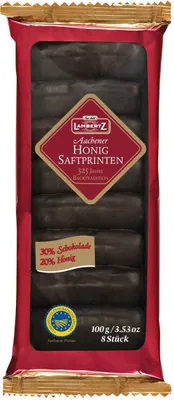 A package of Lambertz Aachener Honig Saftprinten.