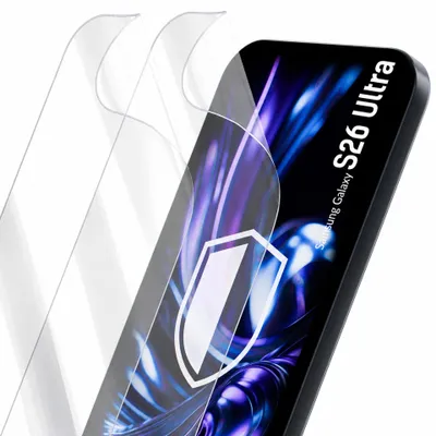 Produktbild von 2 Stück Hybridglas für Galaxy S26 Ultra, Display Schutz Folie Splitterfrei Kratzfest